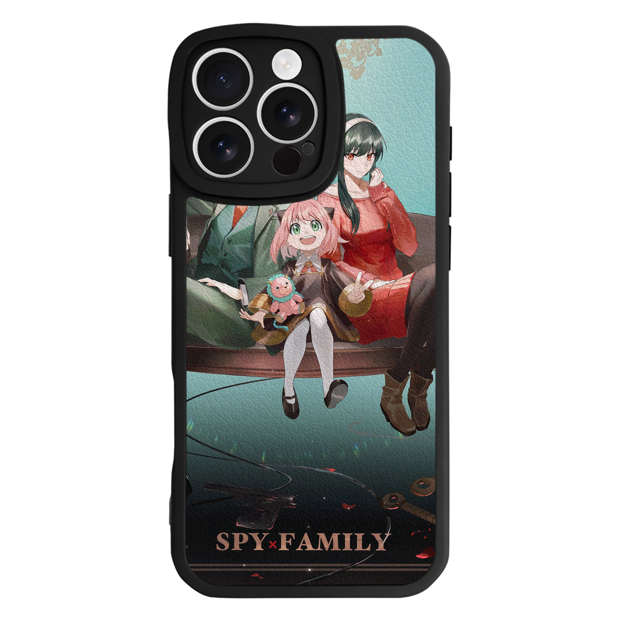 （画像用） SPY×FAMILY间谍家家酒 【iPhone 16シリーズ対応】シリコンスマホケース（レザー調） 材質：シリコン
